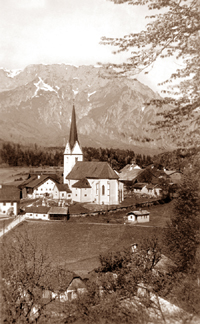Adnet mit Untersberg um ca 1905